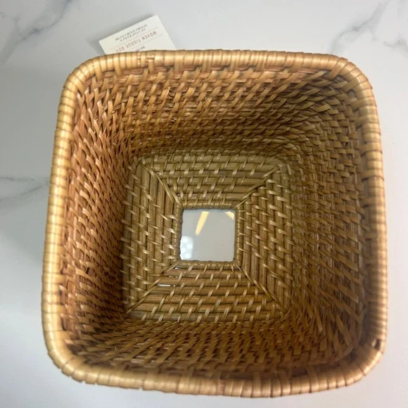 Woven Rattan Tissue Cover Box - Natural, Hearth and Hand With Magnolia - Picture 7 of 8